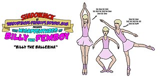 The Misadventures of Billy the Femboy: Billy the Ballerina by ShadowJack