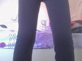 Dance cameltoe pants.