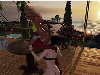 Mistress Sifi and her slave MilenaTS