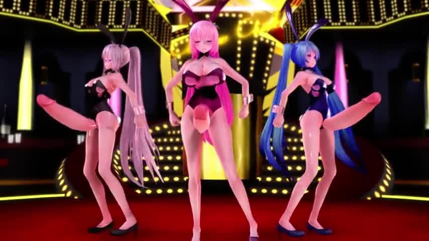 Mmd futanari dance 1