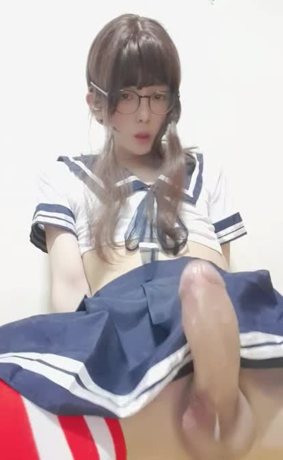 Sailor girl cumshot