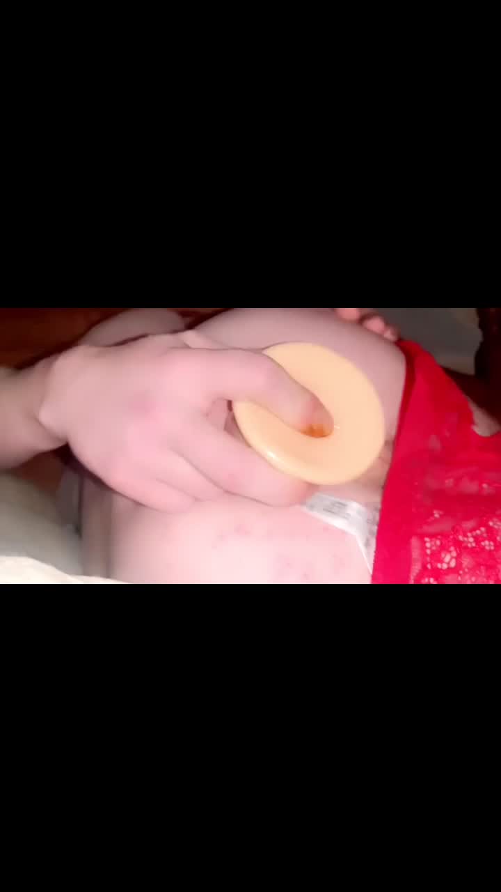 Dildo pounding my ass hole!